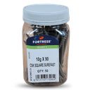 FORTRESS Countersunk Square Surefast Screws | 10g x 90mm (QTY: 50)